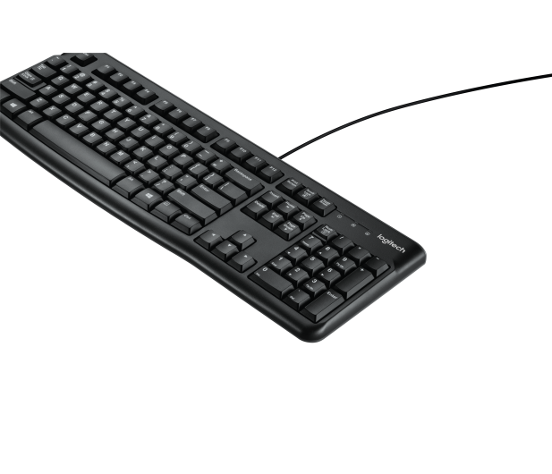 Logitech K120 Keyboard czarna USB - 57307 - zdjęcie 7